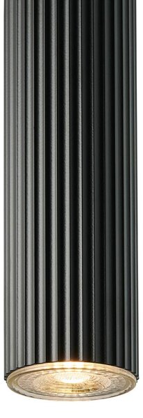 Nordlux Lampa wisząca Vico, możliwość ściemniania, czarny, salon / jadalnia, aluminium
