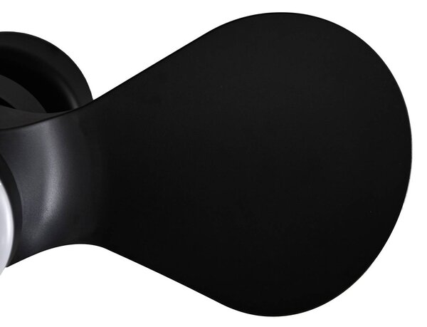 Wentylator sufitowy LED Enon, czarny, silnik DC, cichy Enon Lindby, możliwość ściemniania, czarny, salon / jadalnia, metal, nowoczesny