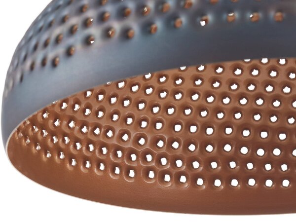 ZIJLSTRA Lampa wisząca Punchray, możliwość ściemniania, brązowy / rdzawy, salon / jadalnia, metal, orientalny / marokański