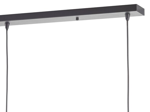 ZIJLSTRA Lampa wisząca Punchray, możliwość ściemniania, brązowy / rdzawy, salon / jadalnia, metal, orientalny / marokański
