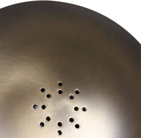 Steinhauer Lampa stołowa LED Mexlite, możliwość ściemniania, brązowy / mosiężny, salon / jadalnia, metal, nowoczesny