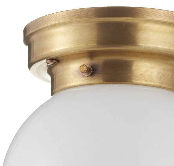 Berliner Messinglampen Lampa sufitowa D99-115 op B, możliwość ściemniania, mosiężny / złoty, przedpokój, mosiądz, antyczny