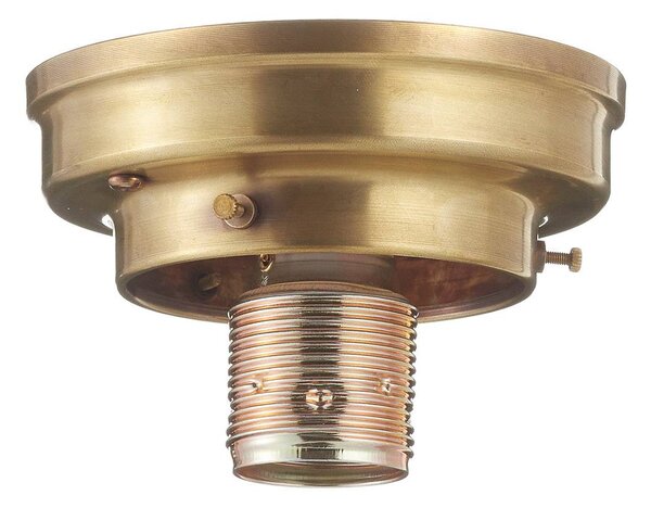 Berliner Messinglampen Lampa sufitowa D99-115 op B, możliwość ściemniania, mosiężny / złoty, przedpokój, mosiądz, antyczny