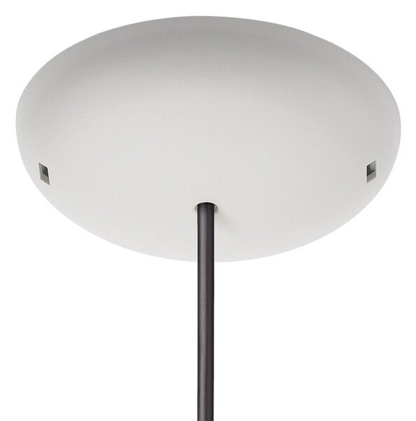 FLOS Lampa wisząca designerska FRISBI, możliwość ściemniania, biały / opal, salon / jadalnia, tworzywo sztuczne, design