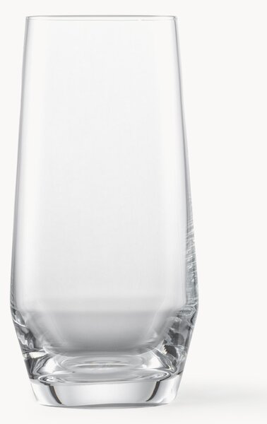 Komplet wysokich szklanek ze szkła kryształowego Pure, 4 elem