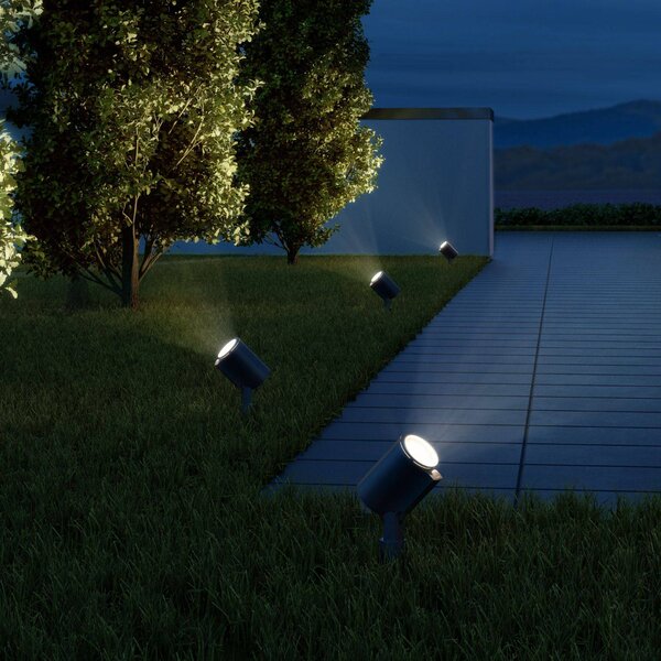 STEINEL Spot Garden SC spot LED z czujnikiem, czarny, aluminium, nowoczesny