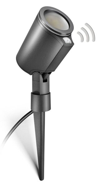 STEINEL Spot Garden SC spot LED z czujnikiem, czarny, aluminium, nowoczesny
