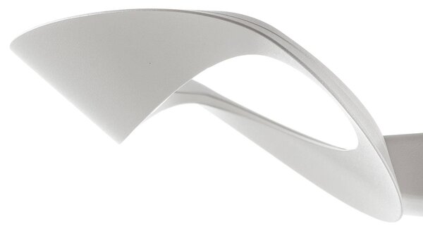 Artemide Kinkiet designerski Mesmeri, możliwość ściemniania, biały / opal, salon / jadalnia, aluminium, design