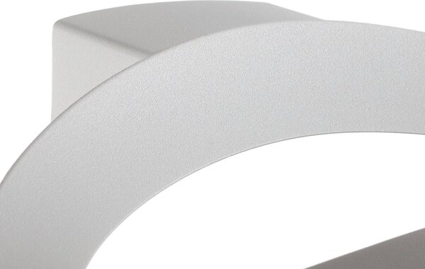 Artemide Kinkiet designerski Mesmeri, możliwość ściemniania, biały / opal, salon / jadalnia, aluminium, design