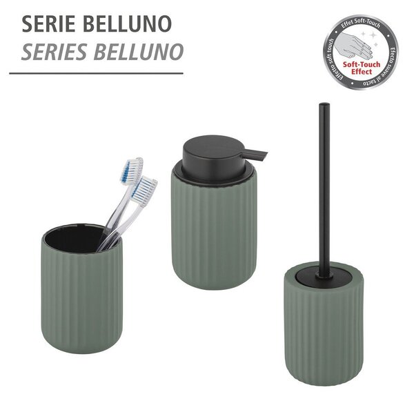 Zielona ceramiczna szczotka do WC Wenko Belluno