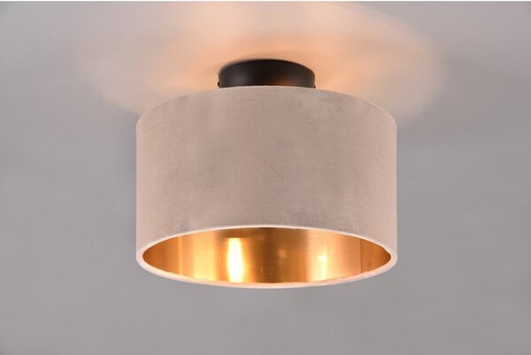 Czarno-beżowa lampa sufitowa ø 30 cm Julieta – Trio