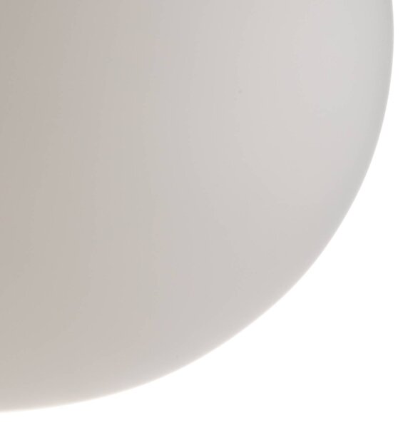 FLOS Lampa sufitowa designerska GLO-BALL, możliwość ściemniania, biały / opal, salon / jadalnia, szkło, design