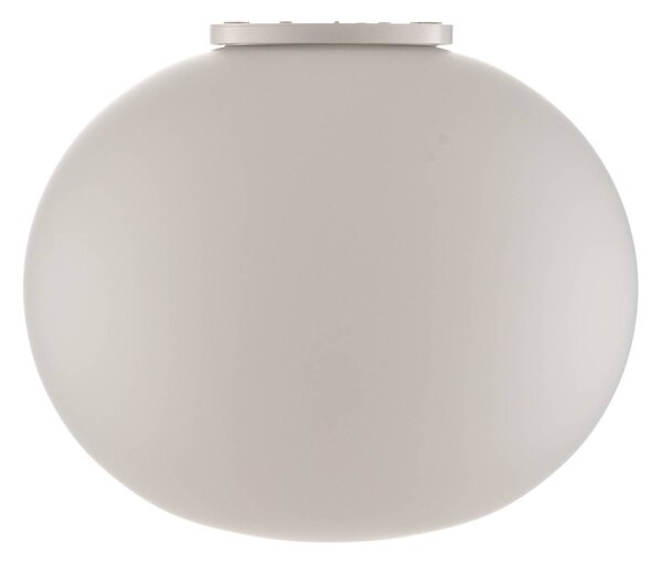 FLOS Lampa sufitowa designerska GLO-BALL, możliwość ściemniania, biały / opal, salon / jadalnia, szkło, design