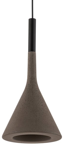 Foscarini Lampa wisząca Aplomb, możliwość ściemniania, aluminiowy / szary / cynkowy, kuchnia, beton, design