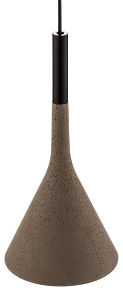 Foscarini Lampa wisząca Aplomb, możliwość ściemniania, aluminiowy / szary / cynkowy, kuchnia, beton, design