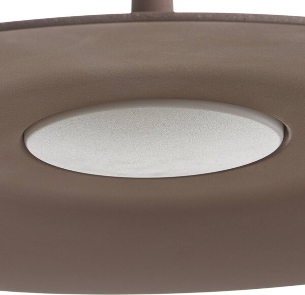 Foscarini Lampa wisząca designerska Aplomb Large, możliwość ściemniania, brązowy / rdzawy, kuchnia, beton, design