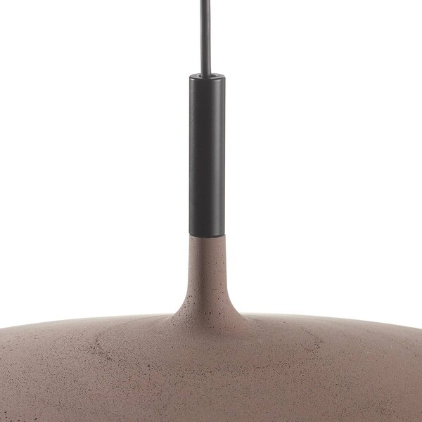 Foscarini Lampa wisząca designerska Aplomb Large, możliwość ściemniania, brązowy / rdzawy, kuchnia, beton, design