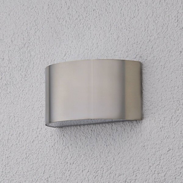 Albert Leuchten Kinkiet zewnętrzny MOMBASA, możliwość ściemniania, aluminiowy / szary / cynkowy, stal szlachetna, nowoczesny