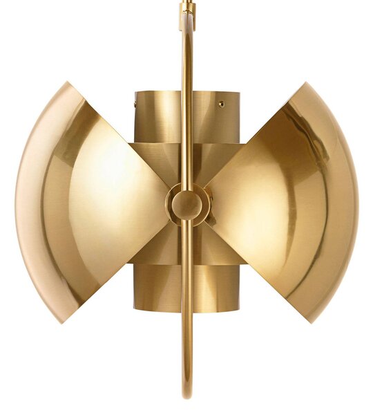 GUBI Lampa wisząca designerska Multi-Lite, możliwość ściemniania, mosiężny / złoty, salon / jadalnia, metal, design
