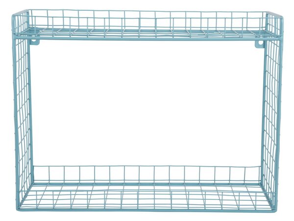 Turkusowa wielopoziomowa stalowa półka 40 cm Reja – PT LIVING