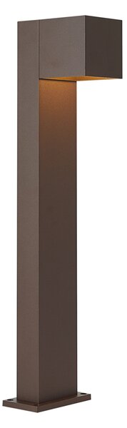 Lampa zewnętrzna rdzawobrązowa 65 cm z LED IP64 ze światłem przyciemnionym i solarnym - Charlene