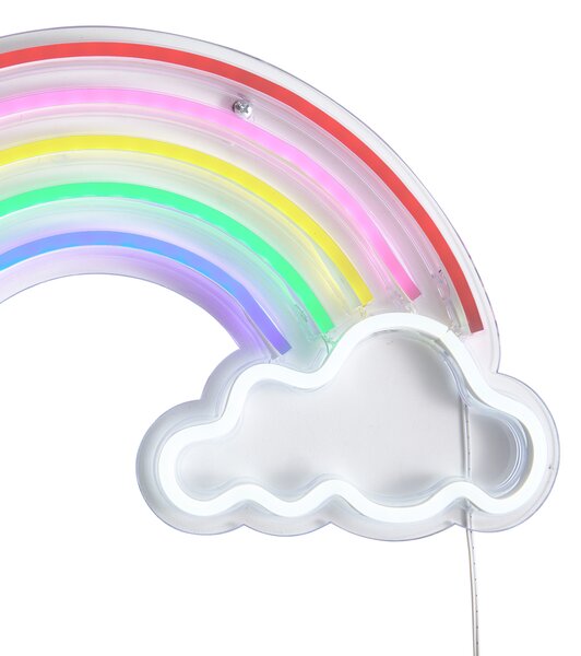 Neonowa lampa ścienna Multicolor z LED - Rainbow