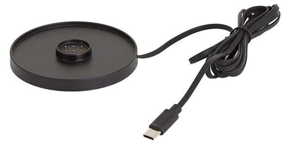 Zewnętrzna lampa stołowa czarna ładowalna z stacją ładującą IP65 - Grill
