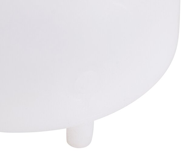 Lampa stołowa biała IP44 z wbudowanym głośnikiem Bluetooth - Storm Music