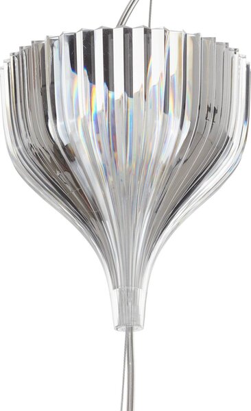 Kartell Lampa wisząca designerska Gè, przezroczysty / transparentny, salon / jadalnia, tworzywo sztuczne, design