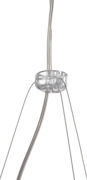 Kartell Lampa wisząca designerska Gè, przezroczysty / transparentny, salon / jadalnia, tworzywo sztuczne, design