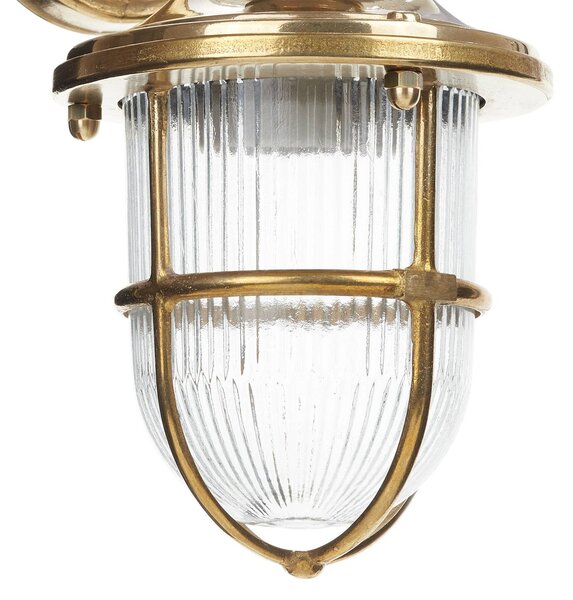 Moretti Luce Kinkiet zewnętrzny OCEAN, możliwość ściemniania, mosiężny / złoty, przedpokój, mosiądz, morski