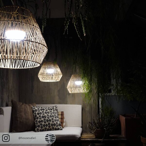 Newgarden Lampa wisząca Sisine LED z akumulatorem Sisine, możliwość ściemniania, jasne drewno, nowoczesny