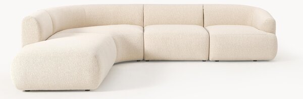 Narożna sofa modułowa Bouclé Sofia (4-osobowa)