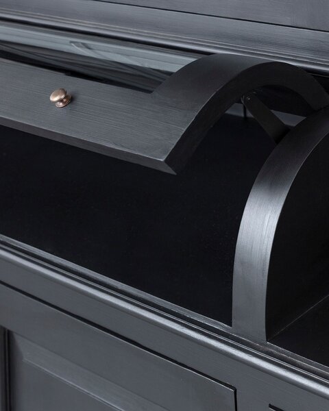 Kredens Brighton 204x56x217cm black
