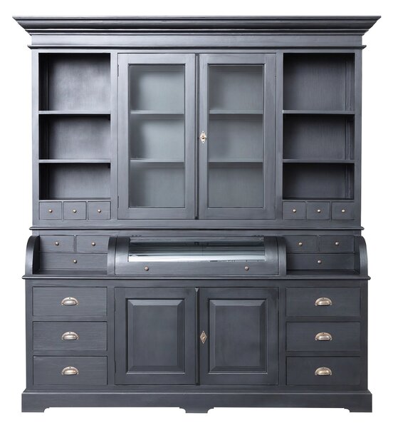 Kredens Brighton 204x56x217cm black