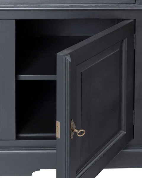 Kredens Brighton 204x56x217cm black