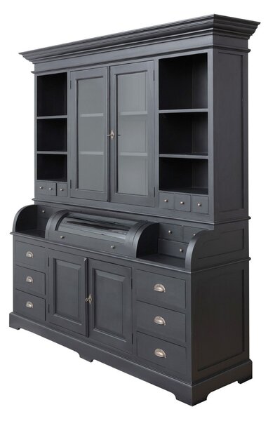 Kredens Brighton 204x56x217cm black