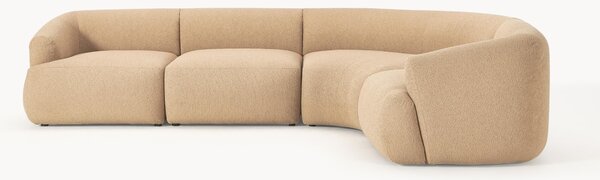 Narożna sofa modułowa Bouclé Sofia (4-osobowa)