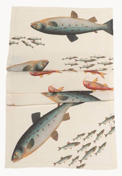 Bieżnik z lnu Sea Fish