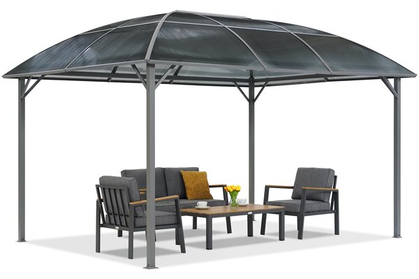 Metalowa altana Dominikana 3x4 Garden Point antracyt