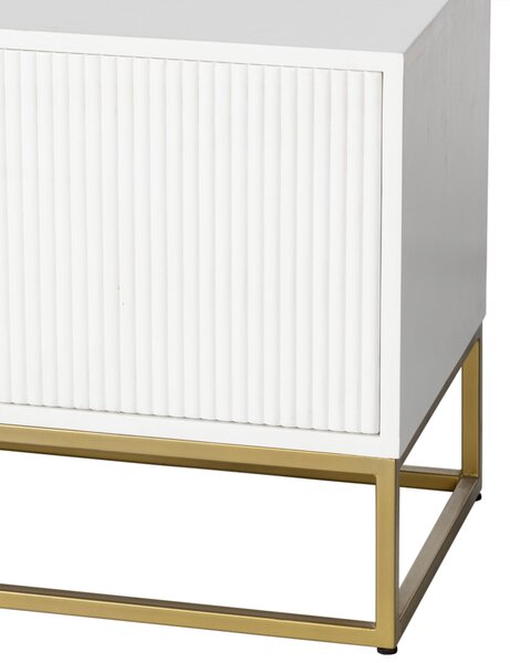 Komoda Wavy white