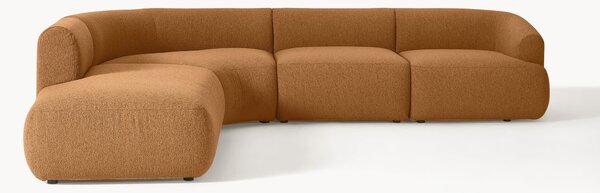 Narożna sofa modułowa Bouclé Sofia (4-osobowa)