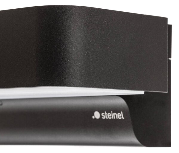 STEINEL Kinkiet zewnętrzny LED L 800 C, czarny, aluminium, nowoczesny