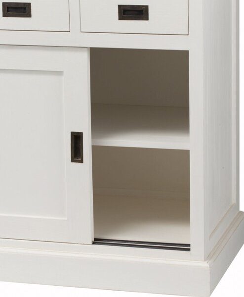 Witryna Milton z 4 szufladami 144x53x226cm