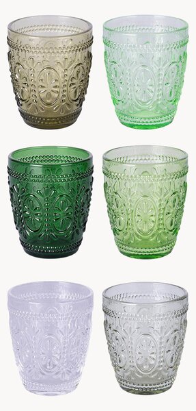 Komplet szklanek Imperial Green, 6 elem