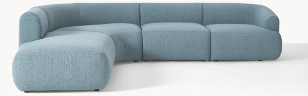 Narożna sofa modułowa Bouclé Sofia (4-osobowa)