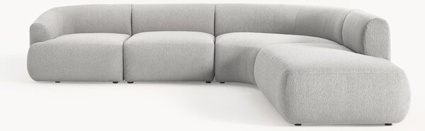 Narożna sofa modułowa Bouclé Sofia (4-osobowa)