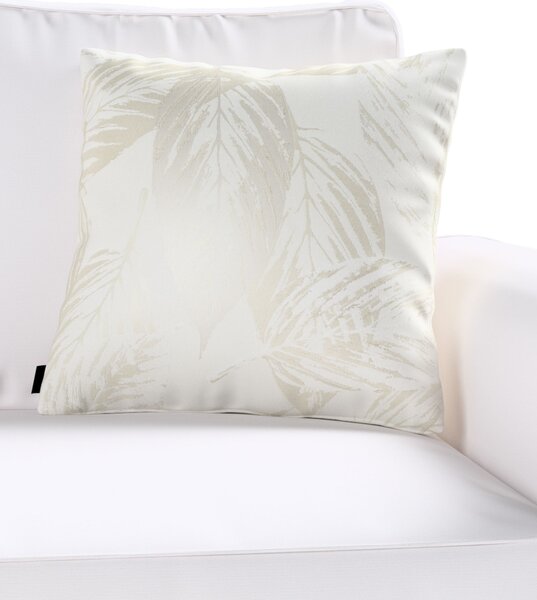 Poszewka Kinga na poduszkę kolor zielony tkanina połyskliwa, strukturalna, wzorzysta