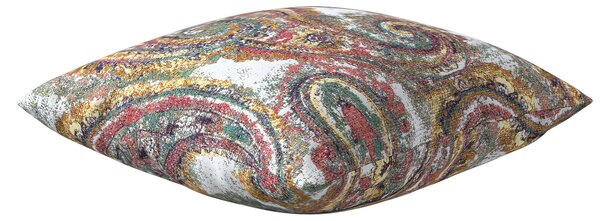 Poszewka Kinga na poduszkę kolor wielokolorowy tkanina strukturalna, wzorzysta
