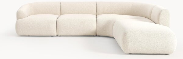 Narożna sofa modułowa Bouclé Sofia (4-osobowa)